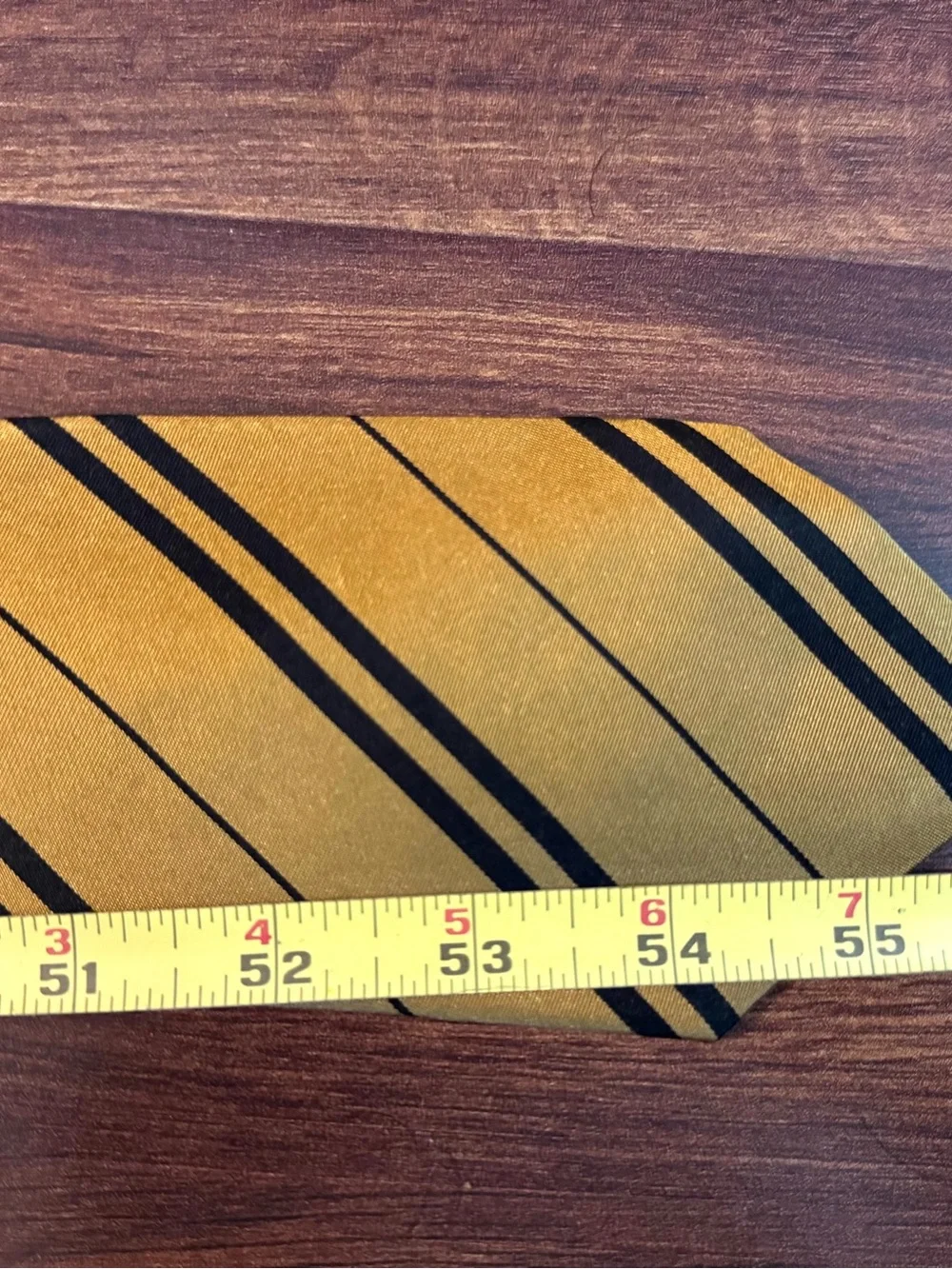 HARRY POTTER Classic Gold Striped Men's Repp Tie